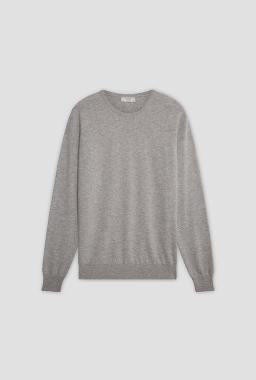 Girocollo in puro cashmere Grigio